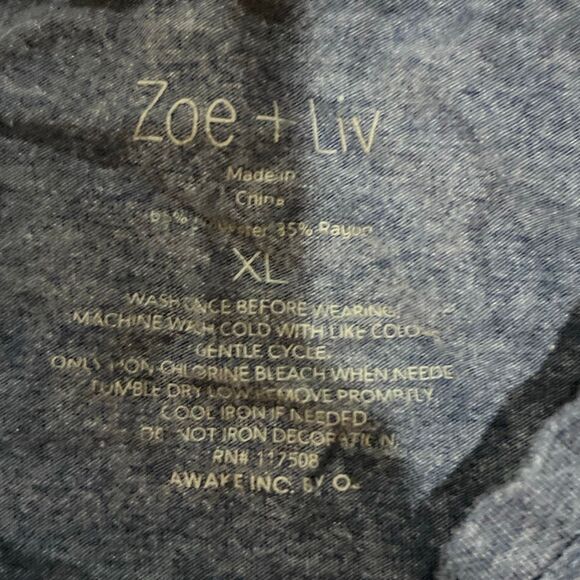 🦄 Zoe + Liv Graphic Tee – Unicorn Constellation – Women’s XL 🦄 - Picture 2 of 2